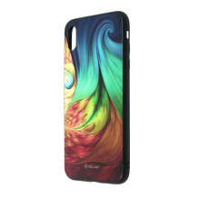 Tellur Cover Glass print for iPhone XS MAX mesmeric