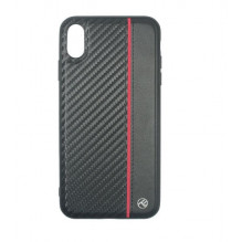 Tellur Cover Carbon, skirtas iPhone XS MAX juodas