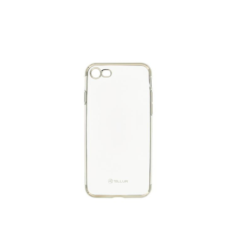 Tellur Cover Silicone Electroplated for iPhone 8 silver