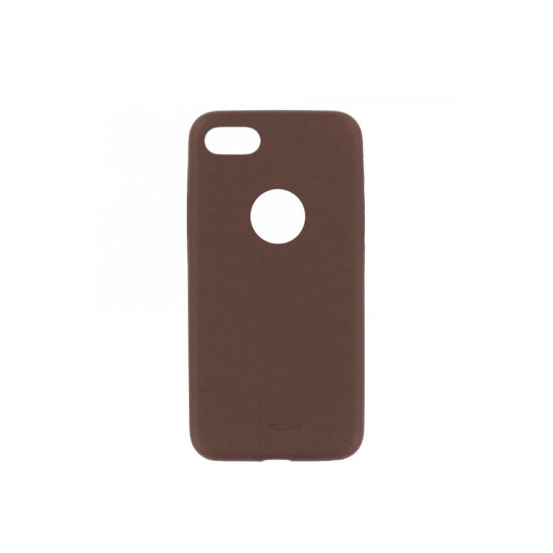 Tellur Cover Slim Synthetic Leather for iPhone 8 brown