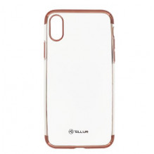 Tellur Cover Silicone Electroplated for iPhone X / XS rose gold