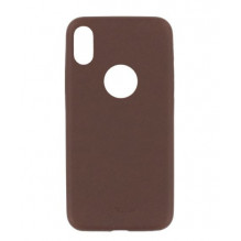 Tellur Cover Slim Synthetic Leather for iPhone X / XS brown