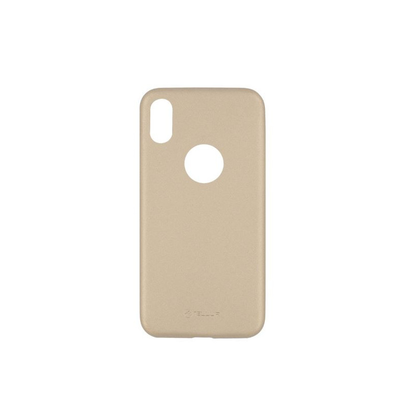 Tellur Cover Slim Synthetic Leather for iPhone X / XS gold