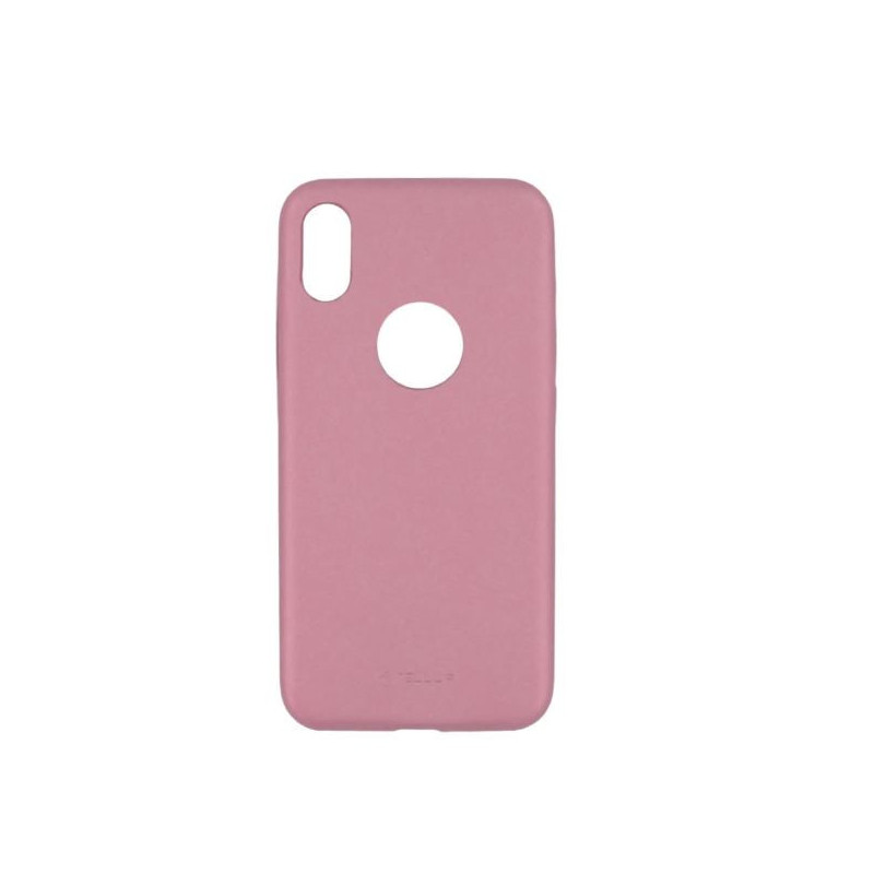 Tellur Cover Slim Synthetic Leather for iPhone X / XS pink