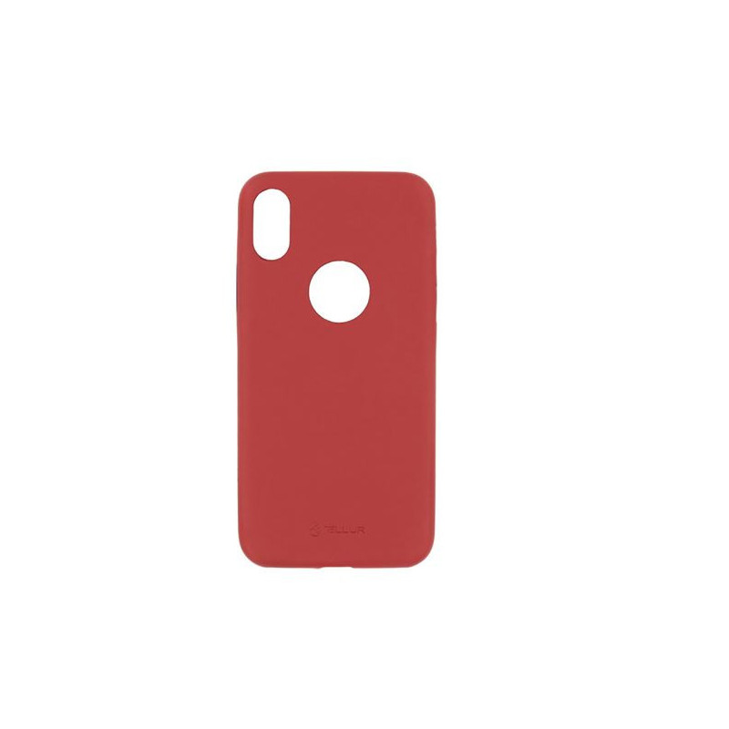 Tellur Cover Slim Synthetic Leather for iPhone X / XS red