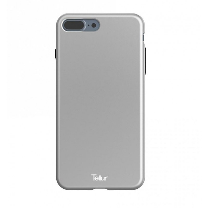 Tellur Cover Premium Soft Solid Fusion for iPhone 7 Plus silver