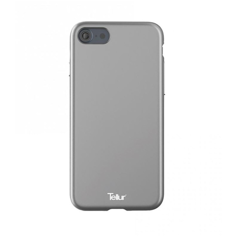 Tellur Cover Premium Soft Solid Fusion for iPhone 7 silver