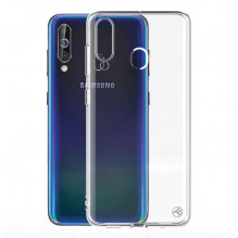 „Tellur Cover Basic Silicone“, skirtas Samsung Galaxy A60, skaidrus