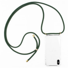Lookabe Necklace iPhone X / Xs gold green loo013