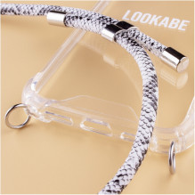 „Lookabe Necklace Snake Edition“ iPhone X / Xs sidabrinė gyvatė loo018