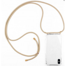 Lookabe Necklace iPhone Xr gold nude loo009