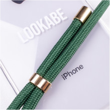 Lookabe Necklace iPhone 7 / 8 gold green loo011
