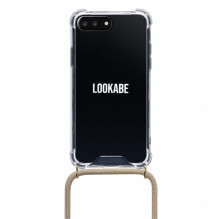 „Lookabe“ karoliai „iPhone 7“ iš 8 ir naujesni auksiniai nude loo007
