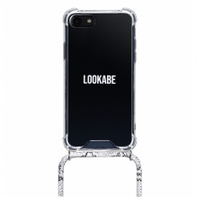 „Lookabe Necklace Snake Edition“ „iPhone Xr“ sidabrinė gyvatė loo019