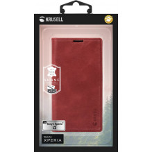 Krusell Sunne 2 Card Foliowallet Sony Xperia L2 vintage raudona