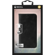 Krusell Sunne 4 Card FolioWallet Apple iPhone XS Max vintage juoda