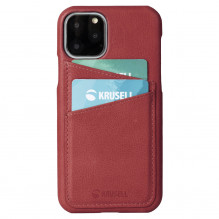 Krusell Sunne CardCover Apple iPhone 11 Pro Max vintage raudona (61795)