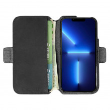 Krusell Leather PhoneWallet Apple iPhone 13 Pro juoda (62395)