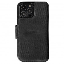 Krusell Leather PhoneWallet Apple iPhone 13 Pro Max juoda (62396)