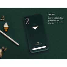 VixFox kortelės lizdo nugarėlė, skirta iPhone 7/8 miško žalia spalva