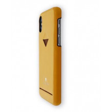 VixFox kortelės lizdo nugarėlė, skirta iPhone 7/8 plus garstyčių geltona