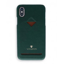 VixFox kortelės lizdo nugarėlė, skirta Iphone X / XS miško žalia