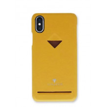 VixFox Card Slot Back Shell for Iphone X / XS mustard yellow