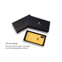VixFox kortelės lizdo nugarėlė Iphone XR garstyčių geltona