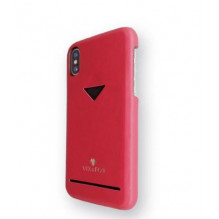 VixFox Card Slot Back Shell for Iphone XSMAX ruby red