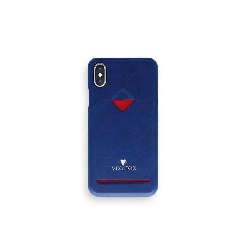 VixFox Card Slot Back Shell for Iphone XSMAX navy blue