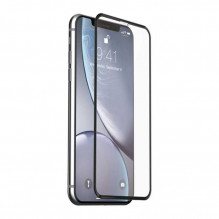 Devia Van Entire View Anti-glare grūdintas stiklas iPhone XR (6.1) juodas (10 vnt.)