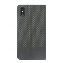 Tellur Book Case Carbon for iPhone XS black