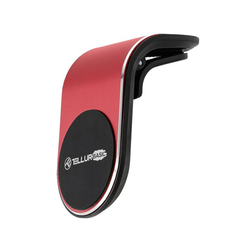 „Tellur Basic“ automobilinio telefono laikiklis magnetinis MCM7, raudonas oro išleidimo angos laikiklis