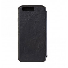 Tellur Book case Slim Genuine Leather for iPhone 7 Plus deep black