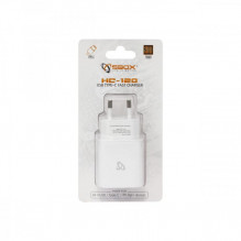 Sbox HC-120 USB Type-C namų įkroviklis baltas