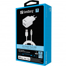 Sandberg 441-03 AC įkroviklis EU Lightning 2.4A
