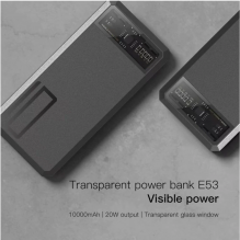Orsen E53 Power Bank 10000mAh pilka