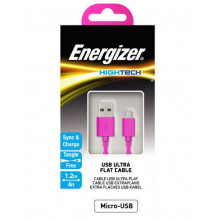 Energizer Hightech Ultra Flat Micro-USB Cable 1.2m pink (C21UBMCGPK4)