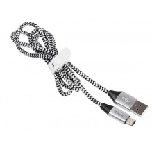 Tracer 46265 USB 2.0 Type C A Male 1m Black Silver