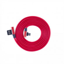 Sbox USB- Micro USB 90 M / M 1.5m USB-MICRO-90R strawberry red