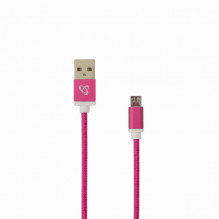 Sbox USB- Micro USB M / M 1.5m USB-10315P Pitaya Pink