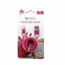 Sbox USB- Micro USB M / M 1,5m USB-10315P Pitaya Pink