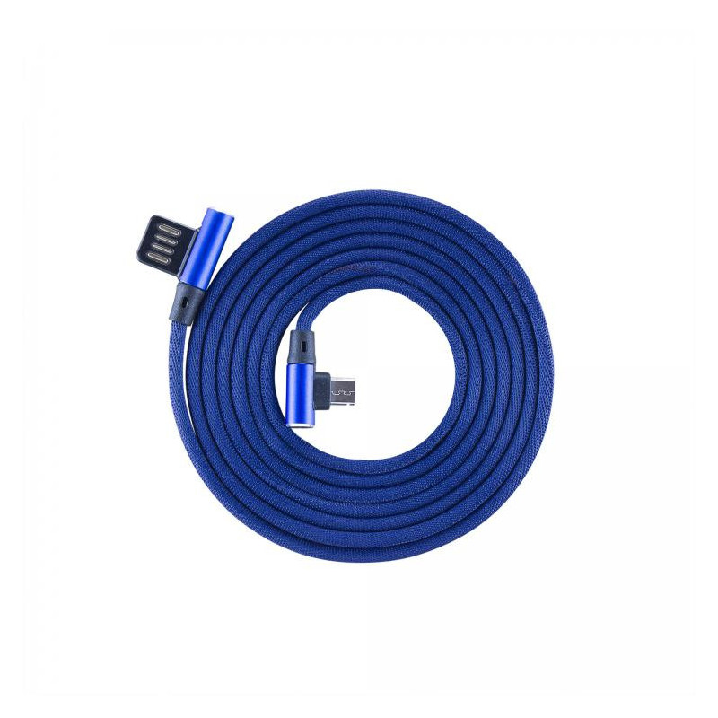 Sbox USB- Micro USB 90 M / M 1.5m USB-MICRO-90BL blueberry blue