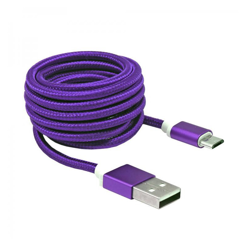 Sbox USB- Micro USB M / M 1m USB-10315U plum purple