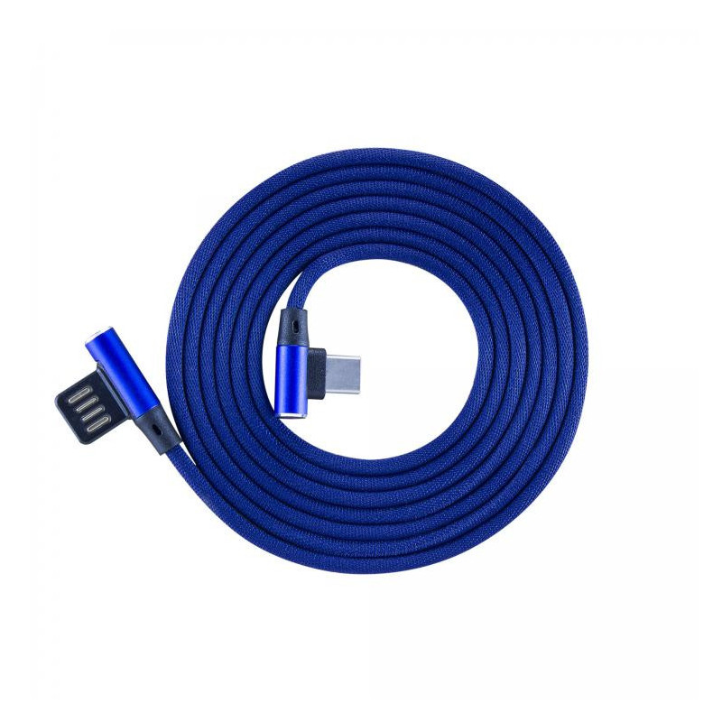 Sbox USB- Type-C 90 m / m 1.5m USB-TYPEC-90BL Blue