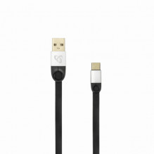 Sbox USB 2.0-Type-C / 2.4A black / silver 1.5M