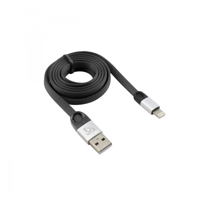 Sbox USB 2.0-8-Pin / 2.4A juoda / sidabrinė