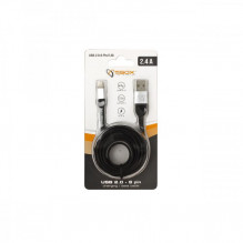 Sbox USB 2.0-8-Pin / 2.4A black / silver
