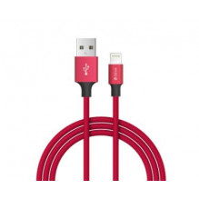 Devia Pheez serijos USB-C TO Lightning kabelis 1M raudonas