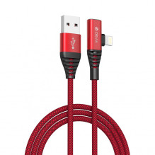 Devia Strom serijos 2in1 kabelis (1,2M) raudonas
